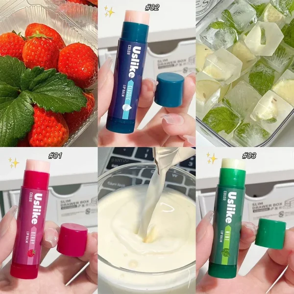 Lip Balm Set Colorless Long Lasting Moisturizing Hydration Lips Mask Stick Reduce Lip Line Lip Care Transparent Lipstick Primer 6