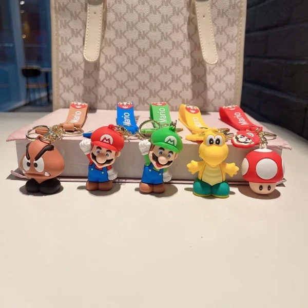 32 Styles Super Mario Keychain Mario Bros 4