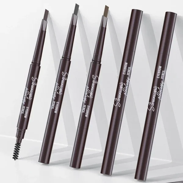 5 Colors Eyebrow Cosmetics Pencil Waterproof Double-headed Eyebrow Tattoo Natural Long Lasting Makeup Paint Eyebrow Pencil 1