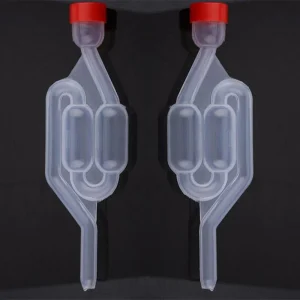 1pc/2pcs One-way Wine Beer Brewing Fermentation Check Valve Plastic Air Lock Water Seal Winemaking Exhaust Valve Fermenter Yeast 1