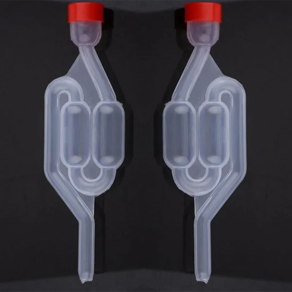 1pc/2pcs One-way Wine Beer Brewing Fermentation Check Valve Plastic Air Lock Water Seal Winemaking Exhaust Valve Fermenter Yeast 1