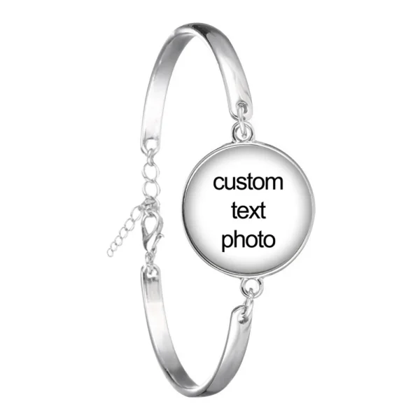 Custom Photo Bracelet Mum Dad Baby Grandpa Parents Custom Gifts Personalized  Bracelets With Picture Bracelet 1