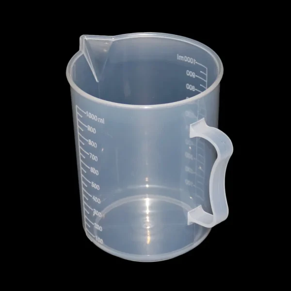 250/500/1000/2000ml Transparent Kitchen Laboratory Plastic Measuring Cup Graduated Volumetric Container Tool 1 Pcs 1
