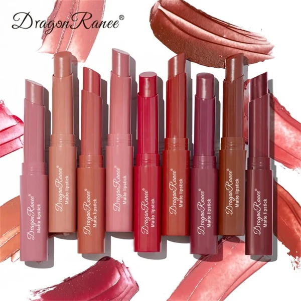 Nude Matte Lipstick Waterproof Lip Sticks Not Fading Sexy Red Velvet Lipsticks for Women Make Up Long Lasting Lip Cosmetics 4