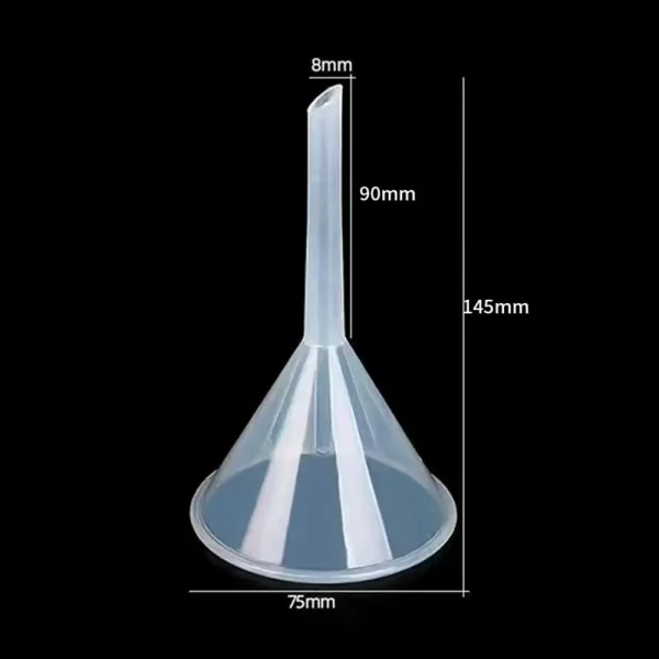 1/3Pcs Practical Clear Plastic Funnel Set Lab PP Funnels Filling Tool Filling Small Bottles Packing Tool Kitchen novel utensils 6