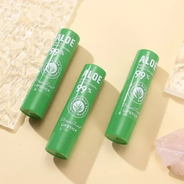 Aloe Lipstick Color-changing Lip Balm Lithesome Moisturizing Hydrating Watery Lip Stick Aloe Fruit Lipsticks UNISEX Lips Care 6