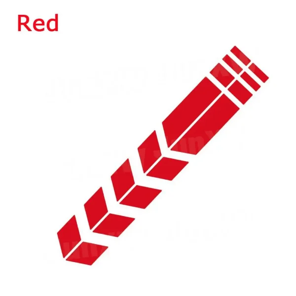 Universal Car Motorcycle Arrow Stripe Stickers Accessories Fender Paste Waterproof Oilproof Reflective Decal Body Kits 6