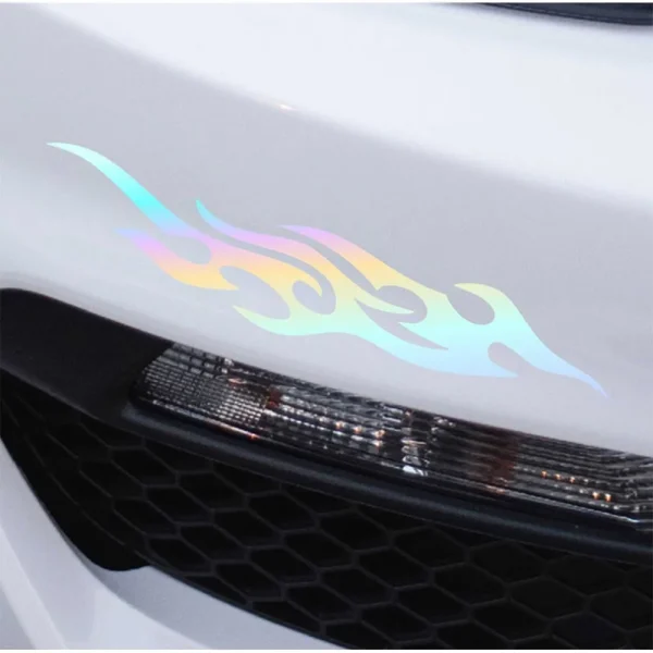 DIY Flame Vinyl Decal Sticker Waterproof For Car Motorcycle Gas Tank Waterproof Motorcycle Flame Sticker Decal Body Kits 4