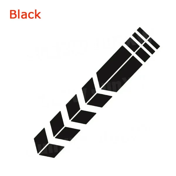 Universal Car Motorcycle Arrow Stripe Stickers Accessories Fender Paste Waterproof Oilproof Reflective Decal Body Kits 5